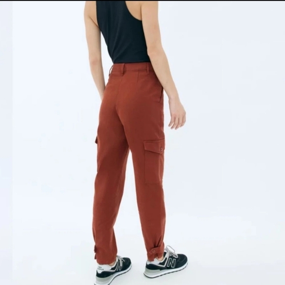 Wilfred Free Arizona High Waisted Modern Cargo Pants Size 12 - Picture 5 of 12